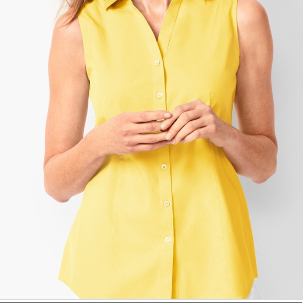 EUC Talbots The Perfect Shirt-Sleeveless
